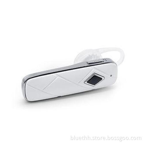 White A2DP / AVRCP Apple Bluetooth Headphone With Caller ID